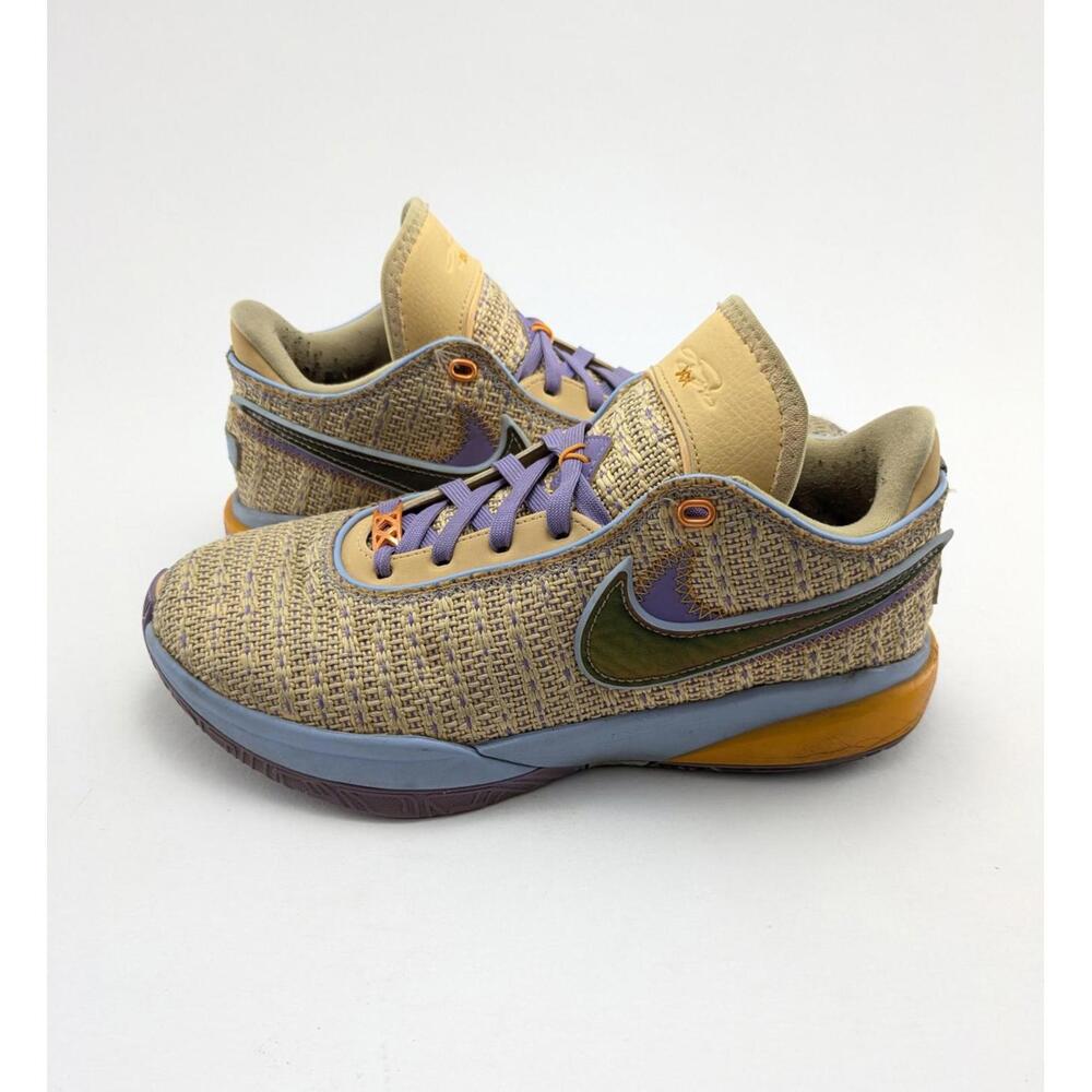 Youth Nike Lebron 20 GS Summer Vibes Orange Purple Shoes DQ8651-200 Size 7Y